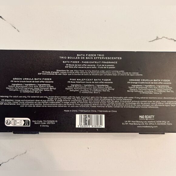 Disney villain bath fizzer trio - Picture 5 of 5